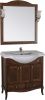 Мебель для ванной ASB-Woodline Салерно 80 орех антикварный фото в интернет-магазине «Wasser-Haus.ru»