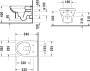 Комплект  Унитаз подвесной Duravit DuraStyle 45620900A1 безободковый + Система инсталляции для унитазов AlcaPlast AM101/1120-4:1RS M1720-1-001 фото в интернет-магазине «Wasser-Haus.ru»