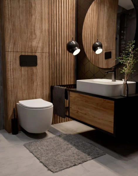 Смеситель для раковины металл Gun Metal, AQUAme Parma AQM6610GM фото в интернет-магазине «Wasser-Haus.ru»