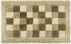 Коврик Fora 1845-1 100N 100х60 см, шахматы, бежевый фото в интернет-магазине «Wasser-Haus.ru»