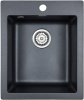 Мойка кухонная Paulmark Leer PM104249-BLM черный металлик фото в интернет-магазине «Wasser-Haus.ru»