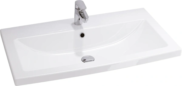 Мебель для ванной Bellezza Пегас 80 подвесная, белая фото в интернет-магазине «Wasser-Haus.ru»