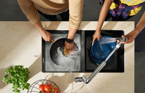 Смеситель для кухни Hansgrohe Metris M71 73800000 хром фото в интернет-магазине «Wasser-Haus.ru»