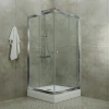 Душевой уголок Triton Вента-хром 90x90, стекло прозрачное фото в интернет-магазине «Wasser-Haus.ru»