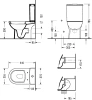 Унитаз-компакт Serel Friendly 6716SL с микролифтом фото в интернет-магазине «Wasser-Haus.ru»