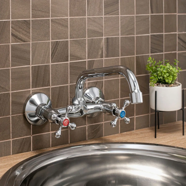 Смеситель для кухни РМС SL71 SL71-362 хром фото в интернет-магазине «Wasser-Haus.ru»
