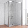 Душевой уголок Vegas Glass ZP+ZPV 120*70 08 01 профиль глянцевый хром, стекло прозрачное фото в интернет-магазине «Wasser-Haus.ru»