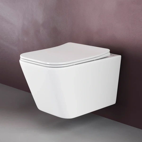 Комплект Унитаз подвесной Ceramica Nova Metric Rimless CN3007 с микролифтом, безободковый + Система инсталляции для унитазов Ceramica Nova Envision Flat CN1002B кнопка черная матовая +  и шумоизоляционной панелью фото в интернет-магазине «Wasser-Haus.ru»