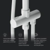 Душевая стойка AM.PM Gem F0790033 фото в интернет-магазине «Wasser-Haus.ru»