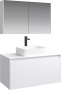 Мебель для ванной Aqwella 5 stars Mobi 100 белая фото в интернет-магазине «Wasser-Haus.ru»