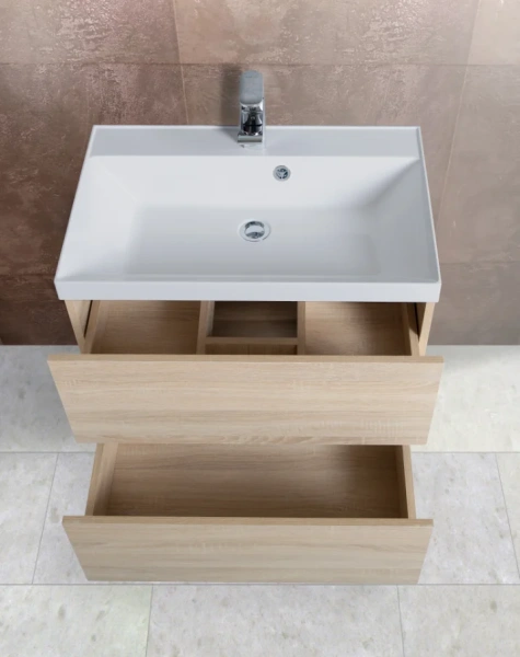 Мебель для ванной Art&Max Verona-Push 60 дуб сонома светлый фото в интернет-магазине «Wasser-Haus.ru»