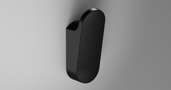 Крючок Sonia S-6 166435 одинарный, черный матовый фото в интернет-магазине «Wasser-Haus.ru»