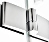 Душевая дверь в нишу Ravak SMSD2-100 B L Transparent, профиль хром фото в интернет-магазине «Wasser-Haus.ru»