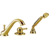 Смеситель Cisal Arcana Royal однорычажный на борт ванны на 3 отверстия,излив 200 мм, цвет золото фото в интернет-магазине «Wasser-Haus.ru»