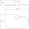 Полотенцедержатель Wasserkraft Donau K-9460 фото в интернет-магазине «Wasser-Haus.ru»