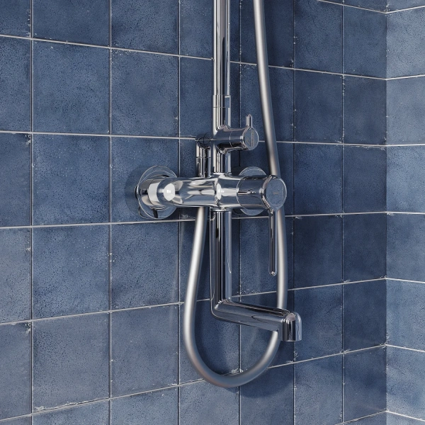 Душевая стойка IDDIS AIGSB3Fi06, хром глянцевый фото в интернет-магазине «Wasser-Haus.ru»