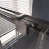 Душевой уголок Veconi Premium Trento PTC-SP-30GR 140x80, профиль брашированный графит, стекло прозрачное фото в интернет-магазине «Wasser-Haus.ru»