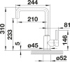 Смеситель Blanco Mili 524212 для кухонной мойки фото в интернет-магазине «Wasser-Haus.ru»
