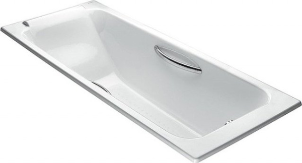 Чугунная ванна Jacob Delafon Parallel 150x70, с ручками + ножки и слив-перелив фото в интернет-магазине «Wasser-Haus.ru»