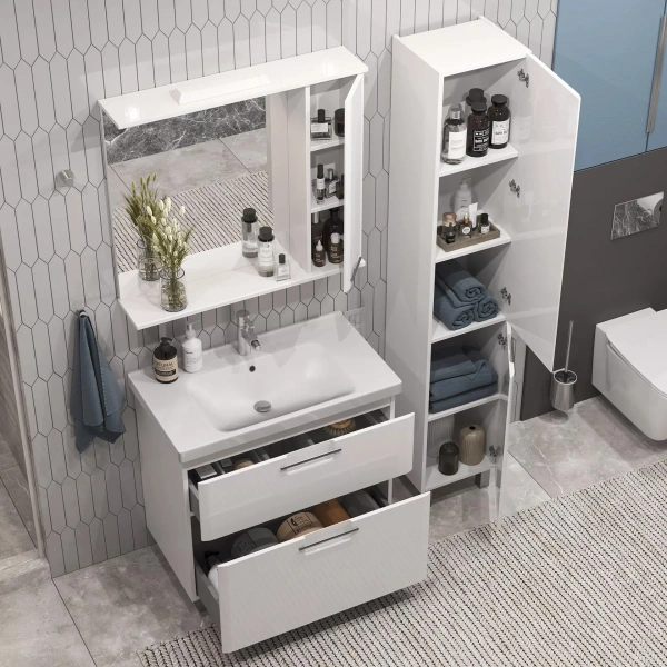 Зеркало SanStar Уника 80 фото в интернет-магазине «Wasser-Haus.ru»