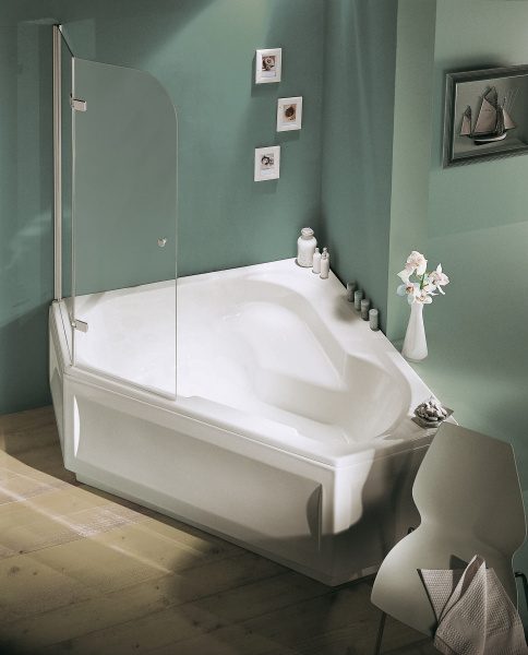 Акриловая ванна Jacob Delafon Bain-Douche E6222RU 145x145 L фото в интернет-магазине «Wasser-Haus.ru»