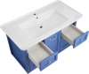Мебель для ванной ASB-Woodline Толедо 105 синяя фото в интернет-магазине «Wasser-Haus.ru»