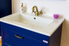 Мебель для ванной Sanflor Ванесса 75 подвесная, индиго фото в интернет-магазине «Wasser-Haus.ru»