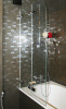 Шторка на ванну GuteWetter Trend Pearl GV-862B левая 90 см стекло бесцветное, фурнитура хром фото в интернет-магазине «Wasser-Haus.ru»