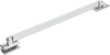 Душевая дверь в нишу Vegas Glass EP-F-1 155 07 01 L профиль матовый хром, стекло прозрачное фото в интернет-магазине «Wasser-Haus.ru»