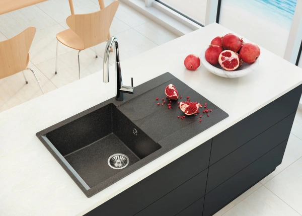 Мойка кухонная Polygran Gals 860 черная фото в интернет-магазине «Wasser-Haus.ru»