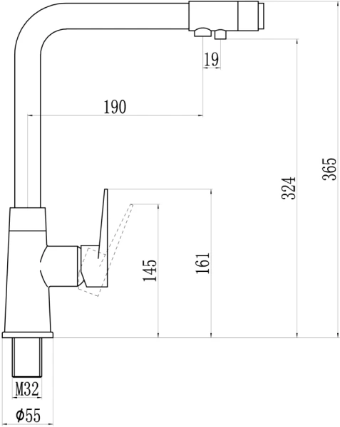 Смеситель для кухни Savol S-L1804 фото в интернет-магазине «Wasser-Haus.ru»