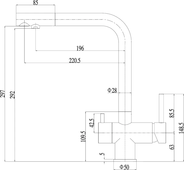 Комплект Мойка кухонная Zorg Light ZL R 740440 BRONZE + Смеситель Inox SZR-7039 BRONZE бронза фото в интернет-магазине «Wasser-Haus.ru»