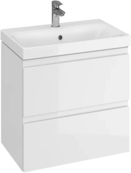 Тумба с раковиной Cersanit Moduo slim 60 белая фото в интернет-магазине «Wasser-Haus.ru»