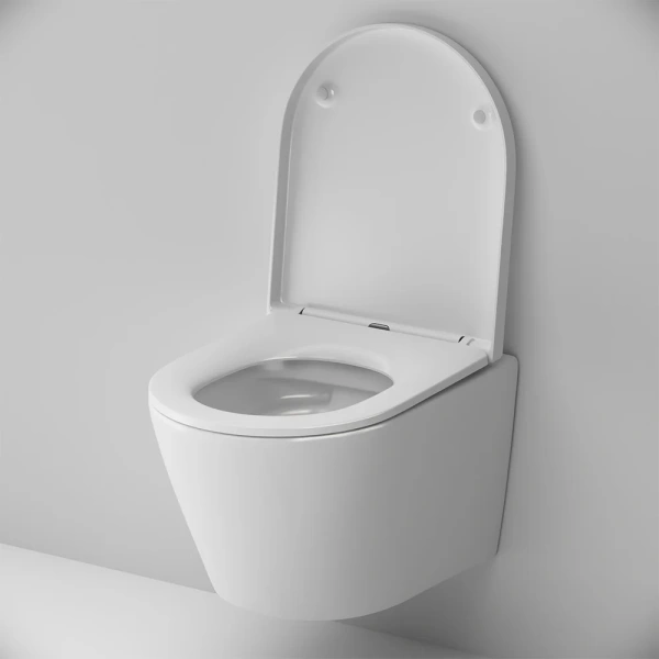 Комплект Унитаз подвесной AM.PM Sense C741701SC безободковый, с микролифтом + Инсталляция TECE Base 9400413 4 в 1 с кнопкой смыва фото в интернет-магазине «Wasser-Haus.ru»