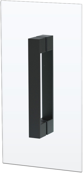 Душевой уголок Vegas Glass EP-Fis Novo 90 02М 10 L профиль черный матовый, стекло сатин фото в интернет-магазине «Wasser-Haus.ru»