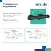 Душевая стойка Milardo Ideal Spa ILSBLTHM89, черный матовый фото в интернет-магазине «Wasser-Haus.ru»