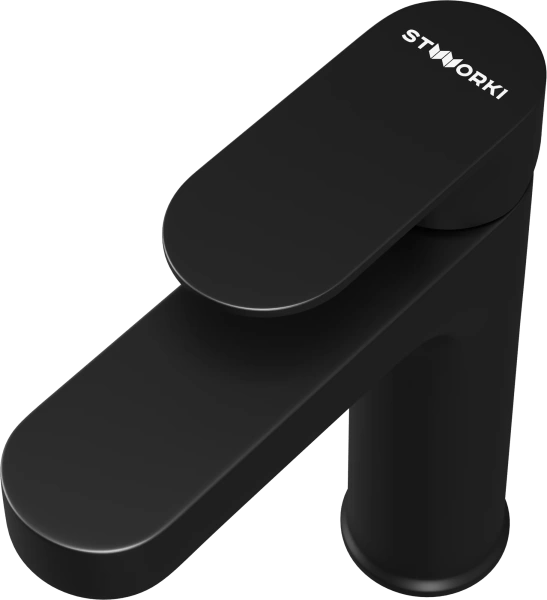Смеситель для раковины STWORKI Вестфолл K-11202-B черный матовый фото в интернет-магазине «Wasser-Haus.ru»