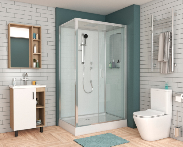 Душевая кабина Niagara Premium NG-6012-01QR 120х80х210 правая фото в интернет-магазине «Wasser-Haus.ru»