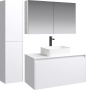 Мебель для ванной Aqwella 5 stars Mobi 100 белая фото в интернет-магазине «Wasser-Haus.ru»