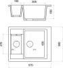 Мойка кухонная Wisent MWQ580-29 грэй фото в интернет-магазине «Wasser-Haus.ru»