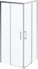 Душевой уголок Kerama Marazzi Vetro 90х90 см, квадратный, раздвижная дверь, профиль хром фото в интернет-магазине «Wasser-Haus.ru»