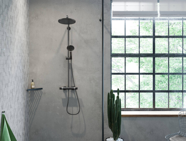 Крючок Hansgrohe AddStoris 41742340 шлифованный черный хром фото в интернет-магазине «Wasser-Haus.ru»