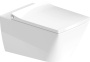 Комплект Унитаз подвесной Duravit Viu 2511090000 безободковый + Крышка-сиденье с микролифтом + Инсталляция TECE TECEprofil Uni 2.0 9300302 с кнопкой смыва фото в интернет-магазине «Wasser-Haus.ru»