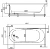 Акриловая ванна Kolpa San Tamia 533880 180x80 фото в интернет-магазине «Wasser-Haus.ru»