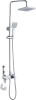 Душевая стойка Haiba HB2416 с гигиеническим душем, хром фото в интернет-магазине «Wasser-Haus.ru»