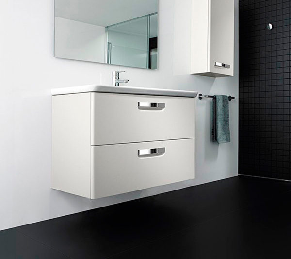 Мебель для ванной Roca Gap 80 белый глянец фото в интернет-магазине «Wasser-Haus.ru»