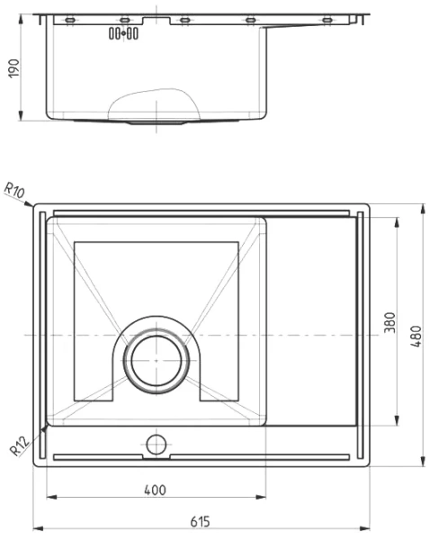 Мойка кухонная Alveus Quarto 20 1124383 фото в интернет-магазине «Wasser-Haus.ru»