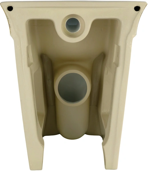 Унитаз приставной Migliore Monaco 32067 безободковый, крышка 32076 с микролифтом, белый с золотом фото в интернет-магазине «Wasser-Haus.ru»