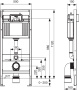 Комплект  Унитаз подвесной Duravit DuraStyle 2536090000 + Система инсталляции для унитазов TECE Base NEW с кнопкой смыва фото в интернет-магазине «Wasser-Haus.ru»