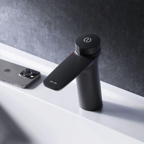 Смеситель для раковины AM.PM Inspire V2.0 F50A02522 черный фото в интернет-магазине «Wasser-Haus.ru»